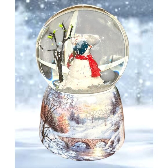 Frosty the Snowman Musical Snow Globe Romans Christmas Deer Snowball Fig… - Picture 10 of 11
